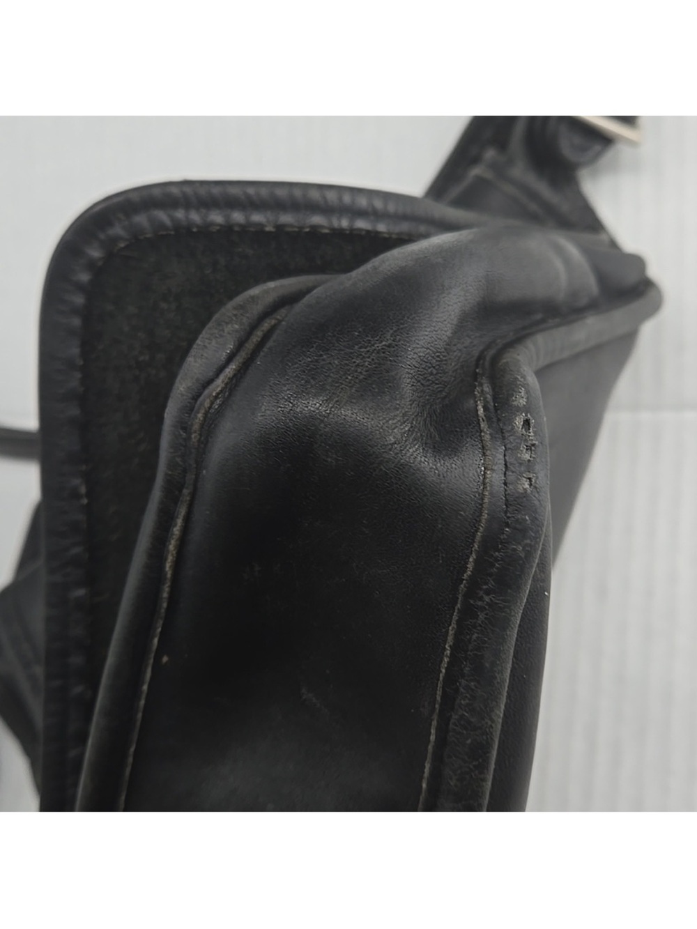 COACH Legacy Studio Flap Crossbody 9144 Black Leather - Picture 8 of 13